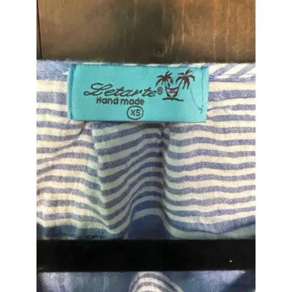 Letarte embroidered summer blouse women’s XS - Picture 3 of 4